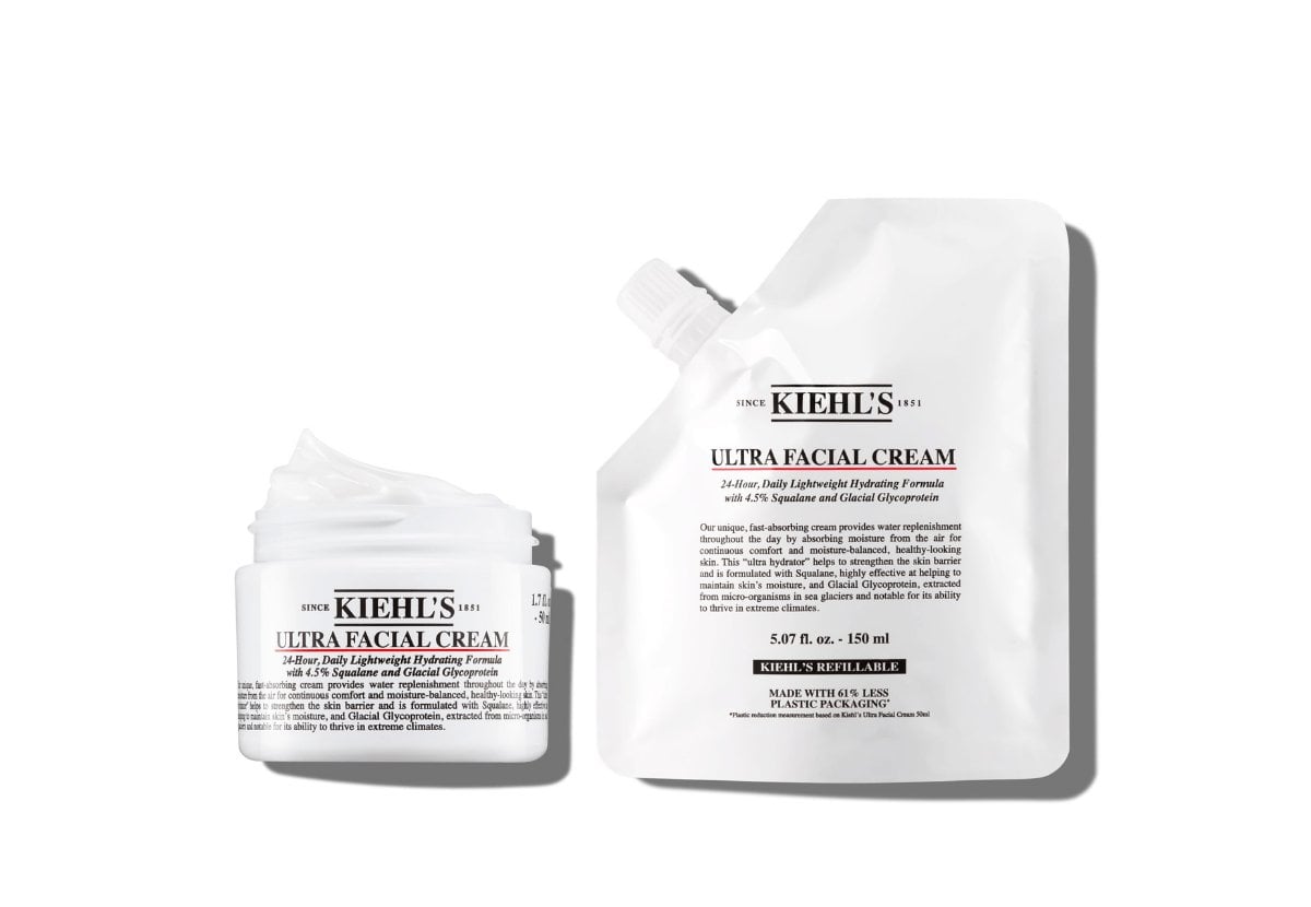Kiehl's refill packaging visual